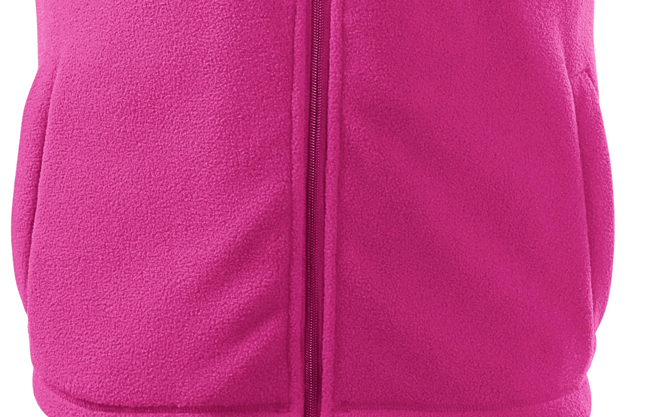 Klassische Fleeceweste - Praktische Taschen mit Reißverschluss