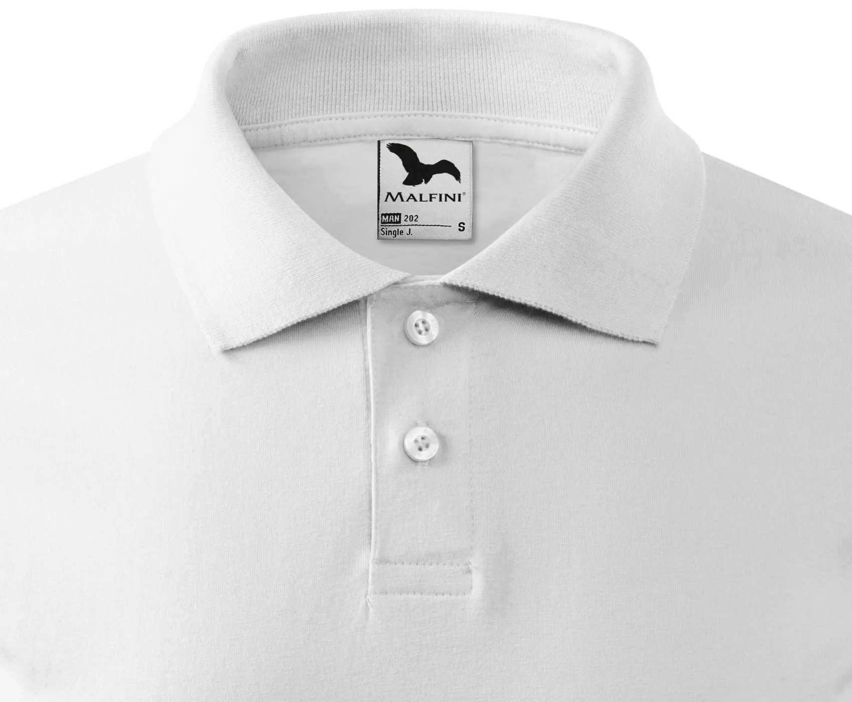 Einfaches Herren Poloshirt - 2-Knopf-Verschluss
