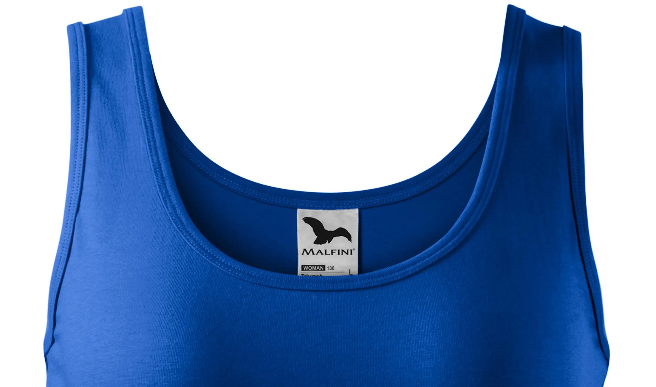 Damen-Singlet - Tiefer Rundhalsausschnitt