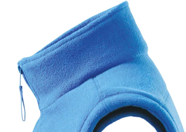 Klassische Fleeceweste - Hochgestellter Kragen zum Schutz vor Kälte im Nacken