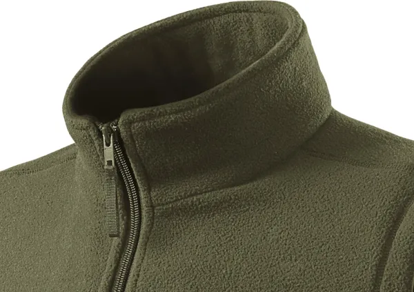 Klassische Fleeceweste - Hochgestellter Kragen zum Schutz vor Kälte im Nacken