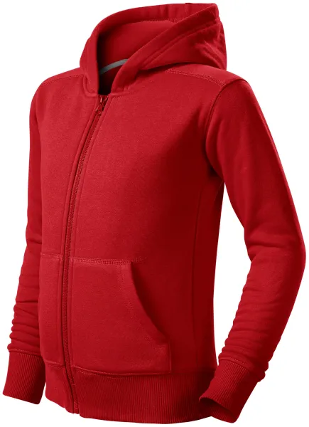 Kinder Sweatshirt mit Kapuze - Kinder-Sweatshirt mit Reißverschluss und Kapuze