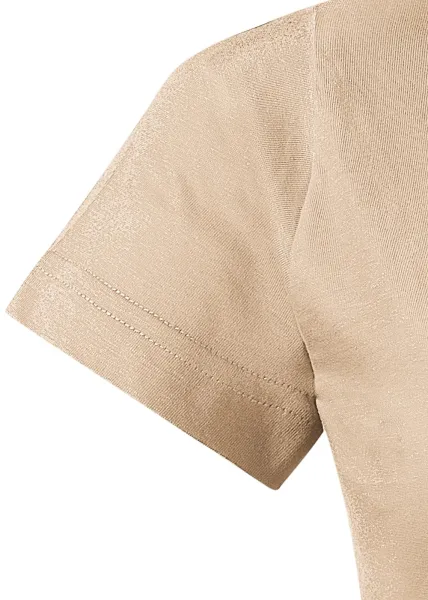 Damen einfaches T-Shirt - Klassische kurze Ärmel