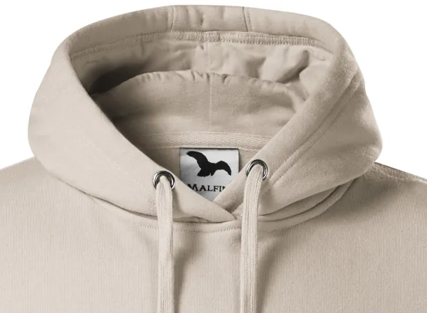 Herren Sweatshirt mit Kapuze ohne Reißverschluss - Kapuze mit Kordelzügen
