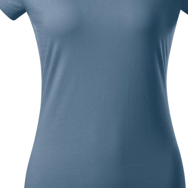 Slim Fit Damen T-Shirt mit V-Ausschnitt - Sanft taillierter Schnitt