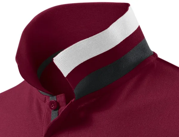 Herren Poloshirt mit Stehkragen - Kragen mit zwei Tragemöglichkeiten