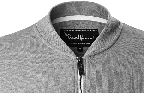 Herren Sweatshirt mit versteckten Taschen - Bomberkragen