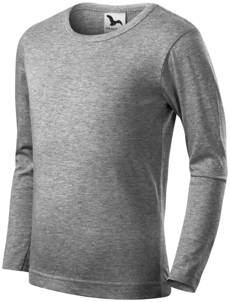 LangarmShirt für Kinder - Baumwoll-Kinder-T-Shirt für jeden Tag