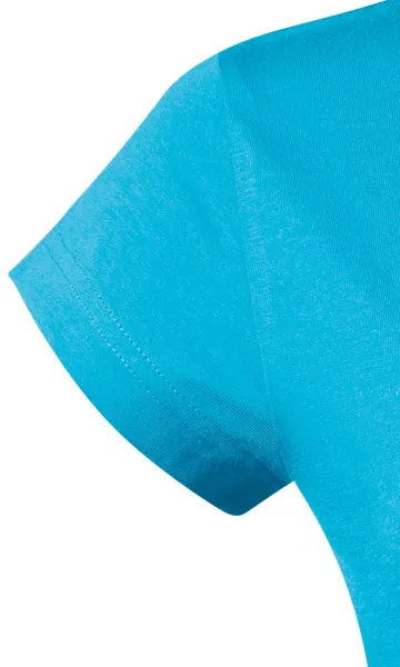 Slim Fit Damen T-Shirt mit rundem Halsausschnitt - Kurze Ärmel