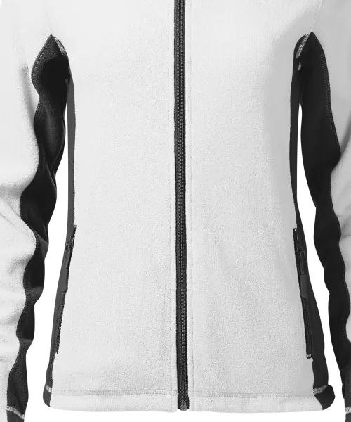 Damen Fleece-Kontrastjacke - Sanft verjüngter Schnitt