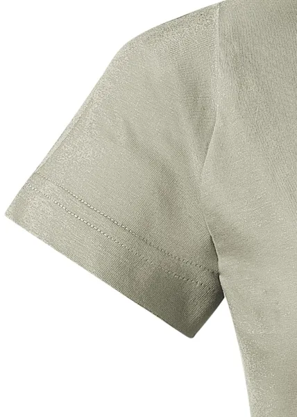 Damen einfaches T-Shirt - Klassische kurze Ärmel