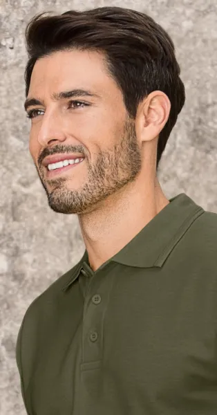 Loses Poloshirt der Männer - 3-Knopf-Verschluss