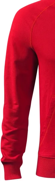 Kontrastiertes Herren-Sweatshirt mit Kapuze - Klassische lange Ärmel