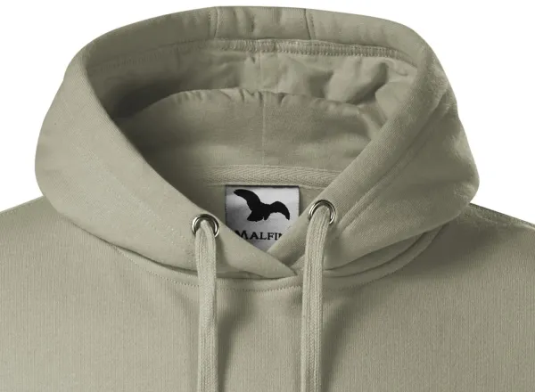 Herren Sweatshirt mit Kapuze ohne Reißverschluss - Kapuze mit Kordelzügen