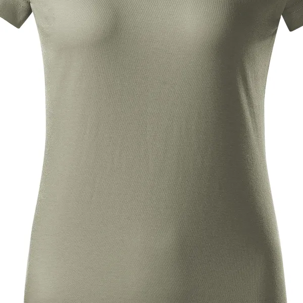 Damen einfaches T-Shirt - Sanft taillierter Schnitt