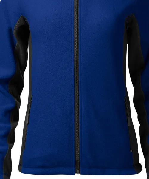 Damen Fleece-Kontrastjacke - Sanft verjüngter Schnitt