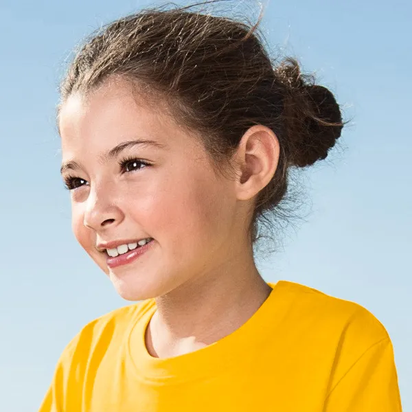 Leichtes Kinder T-Shirt - Klassischer Rundhalsausschnitt