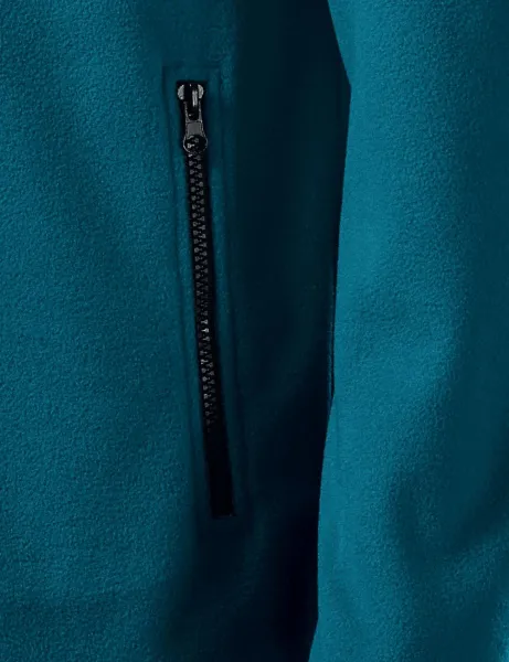 Wärme Unisex-Fleecejacke - Praktische Taschen mit Reißverschluss