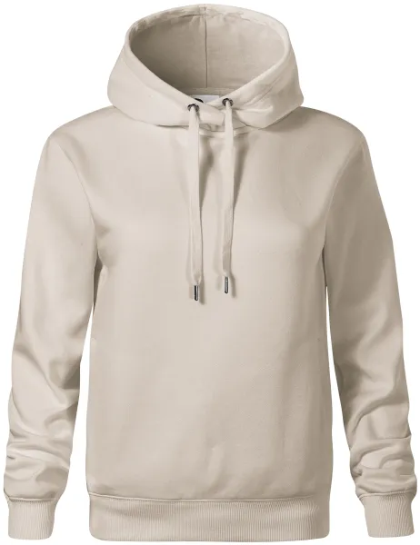 Bequemes Damen-Sweatshirt mit Kapuze - Damen-Sweatshirt ohne Reißverschluss und mit Kapuze