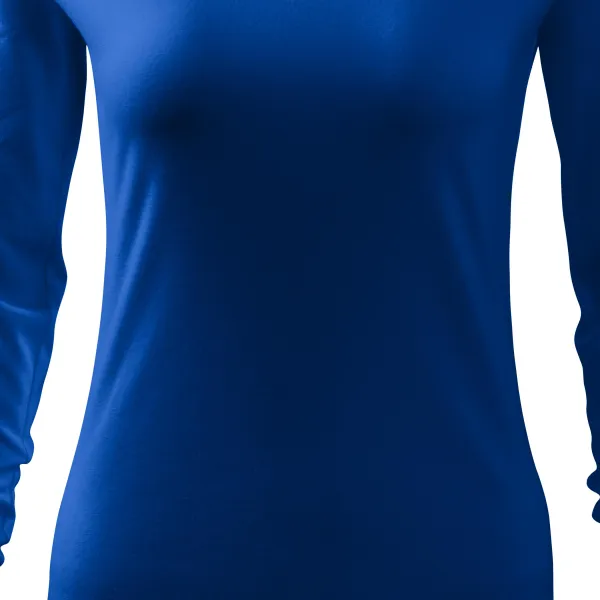 Eng anliegendes T-Shirt für Damen, V-Ausschnitt - Sanft taillierter Schnitt