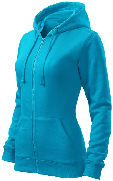 Damen Hoodie mit Kapuze - Damen-Sweatshirt mit Reißverschluss und Kapuze