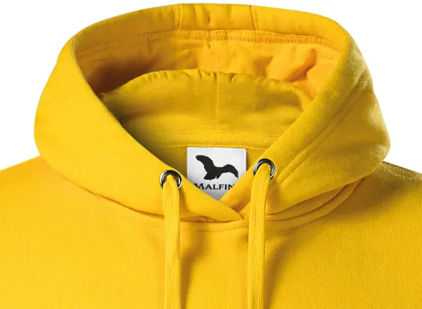 Herren Sweatshirt mit Kapuze ohne Reißverschluss - Kapuze mit Kordelzügen