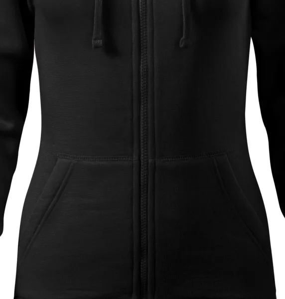 Damen Hoodie mit Kapuze - Taillierter Schnitt mit Seitennähten