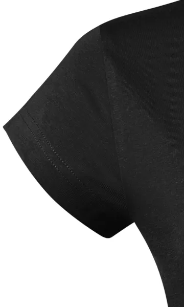 Slim Fit Damen T-Shirt mit rundem Halsausschnitt - Kurze Ärmel