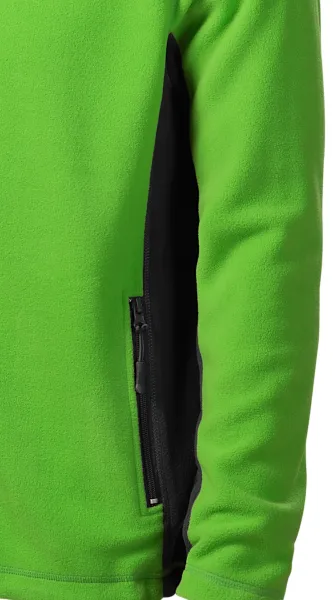 Fleece-Kontrastjacke für Herren - Dunkle Kontrastdetails