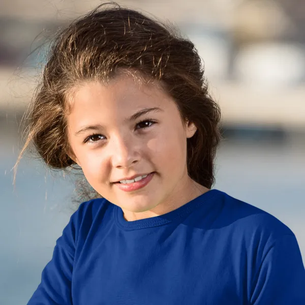 LangarmShirt für Kinder - Klassischer Rundhalsausschnitt