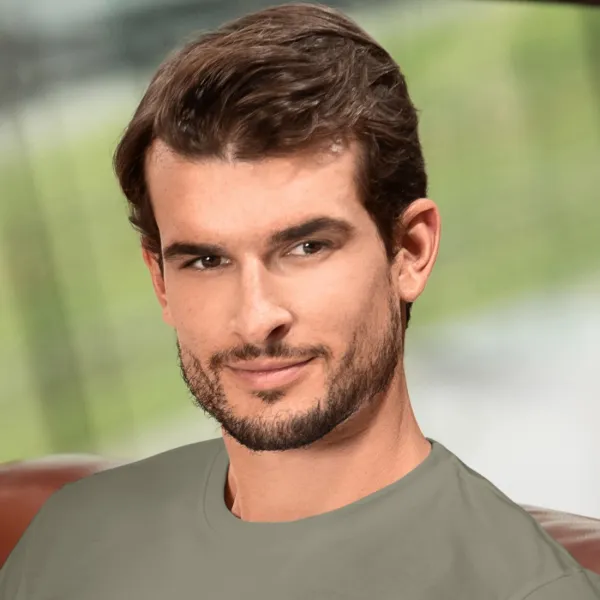 T-Shirt mit höherem Gewicht Unisex - Klassischer Rundhalsausschnitt