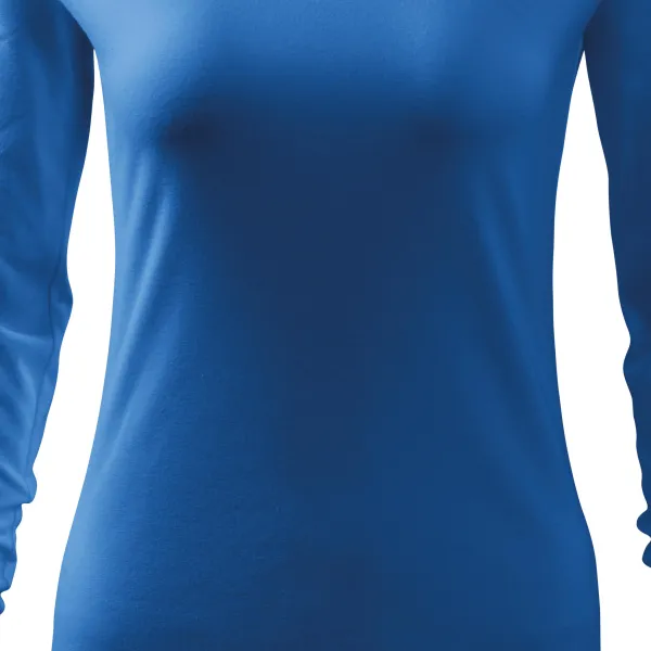 Eng anliegendes T-Shirt für Damen, V-Ausschnitt - Sanft taillierter Schnitt