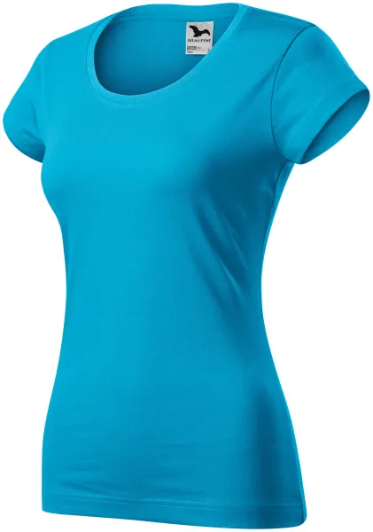 Slim Fit Damen T-Shirt mit rundem Halsausschnitt - Bequemes Damen-T-Shirt aus Baumwolle