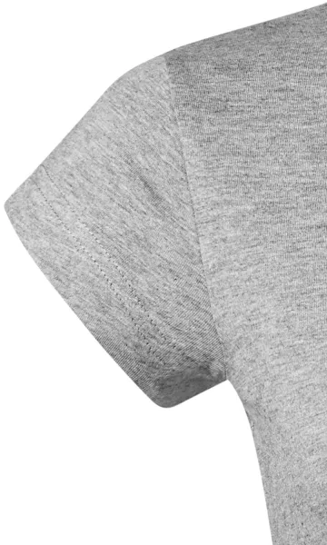 Slim Fit Damen T-Shirt mit V-Ausschnitt - Sehr kurze Ärmel