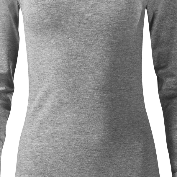 Eng anliegendes T-Shirt für Damen, V-Ausschnitt - Sanft taillierter Schnitt