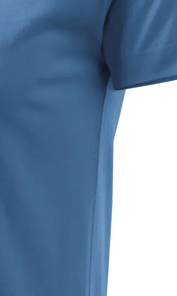 Einfaches Herren Poloshirt - Mit Seitennähten geschnitten