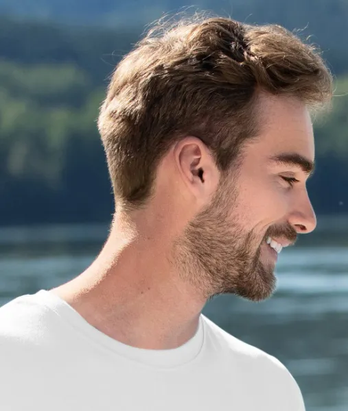 Modisches T-Shirt für Männer - Klassischer Rundhalsausschnitt