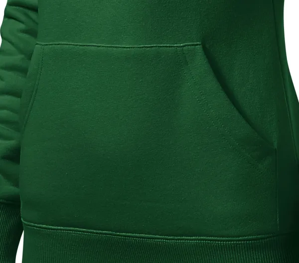 Damen Sweatshirt mit Kapuze ohne Reißverschluss - Beutel im Känguru-Stil