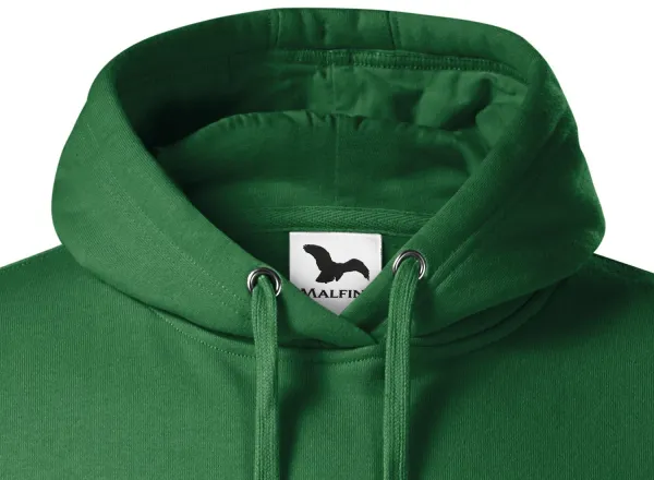 Herren Sweatshirt mit Kapuze ohne Reißverschluss - Kapuze mit Kordelzügen