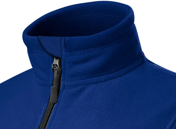 Damen Fleece-Kontrastjacke - Hochgestellter Kragen zum Schutz vor Kälte im Nacken