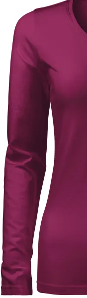 Eng anliegendes Damen-T-Shirt mit langen Ärmeln - Klassische lange Ärmel