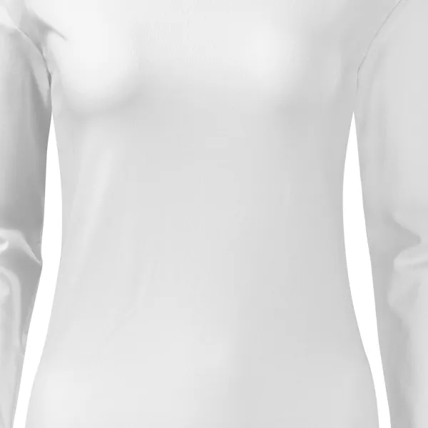 Eng anliegendes Damen-T-Shirt mit langen Ärmeln - Sanft taillierter Schnitt