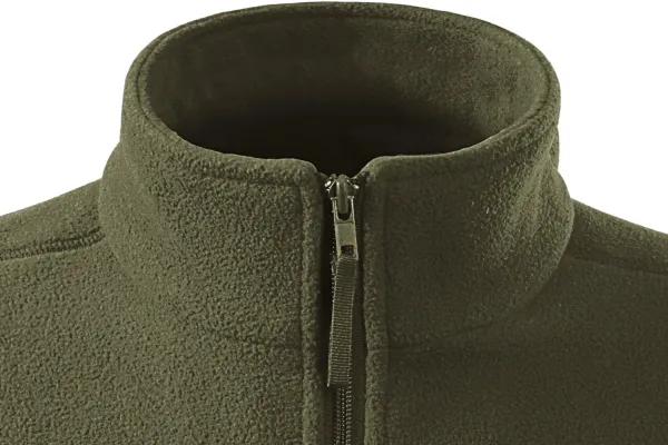 Klassische Fleeceweste - Reißverschluss bis zum Kinn