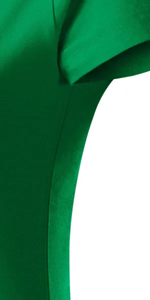 Damen einfaches T-Shirt - Schnitt mit Seitennähten