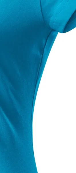Slim Fit Damen T-Shirt mit rundem Halsausschnitt - Schnitt mit Seitennähten