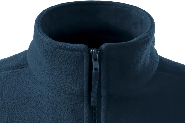 Klassische Fleeceweste - Reißverschluss bis zum Kinn