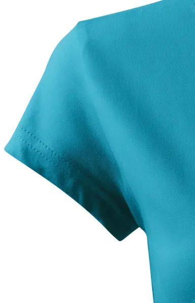 Damen trendy T-Shirt - Sehr kurze Ärmel