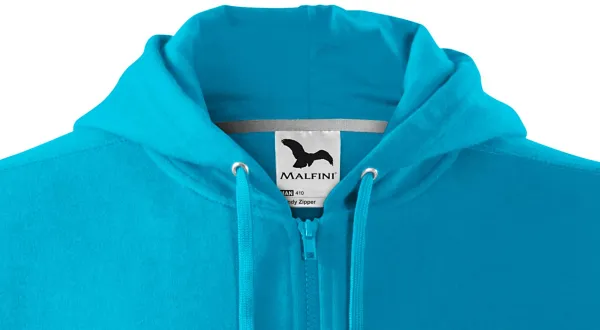 Herren Sweatshirt mit Kapuze - Kapuze mit Kordelzügen
