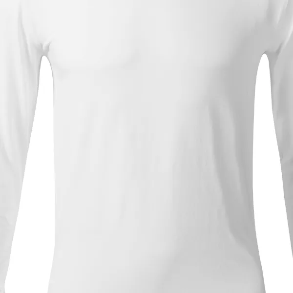 Eng anliegendes Herren T-Shirt mit langen Ärmeln - Leicht taillierter Schnitt