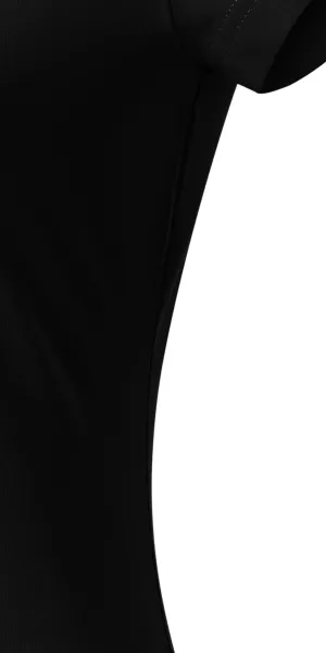 Slim Fit Damen T-Shirt mit V-Ausschnitt - Schnitt mit Seitennähten